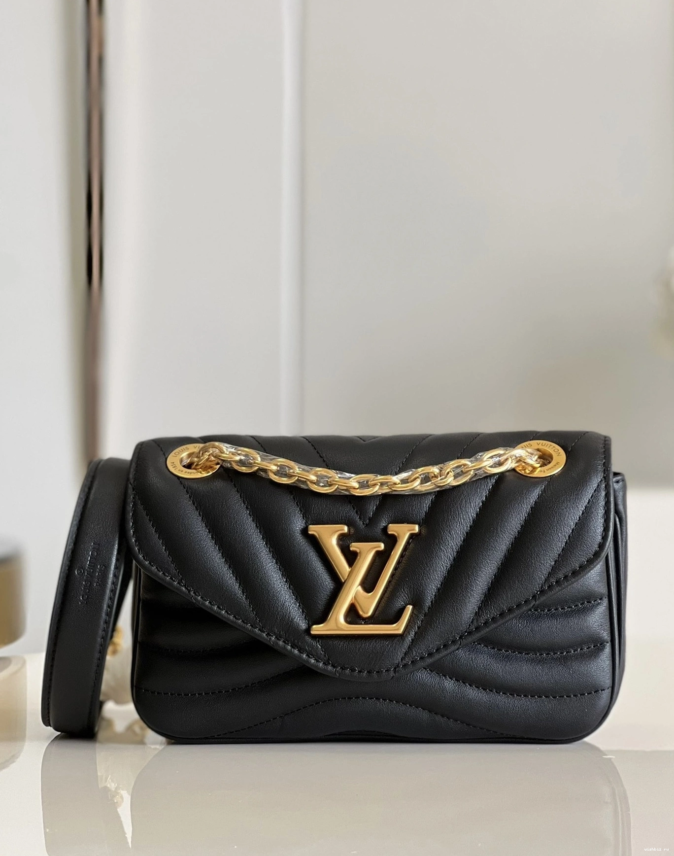 WIS NEW WAVE BAG PM CHAIN VUITTON LOUIS 0710